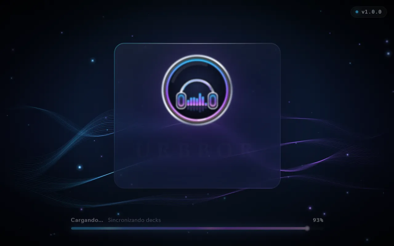 Pantalla de carga URBBOR de URBBOR DJ Control